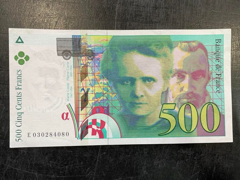 Billet De 500 Francs Pierre Et Marie Curie - 1994 - L022628722 - État Neuf