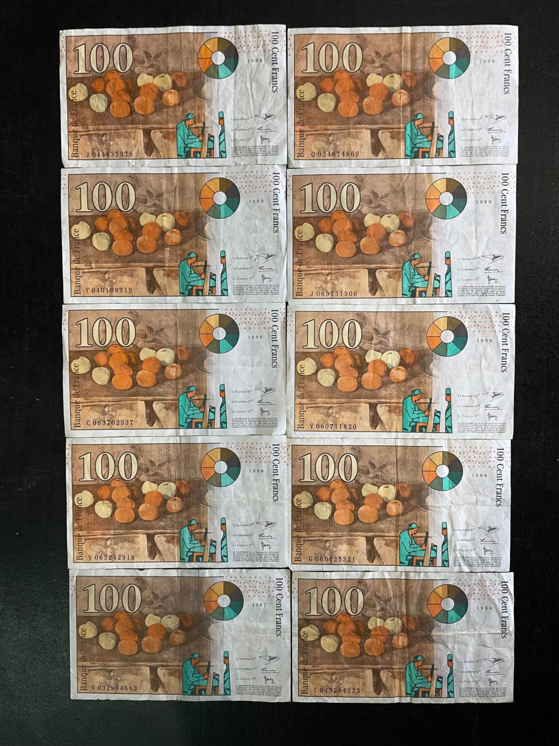 Lot De 10 Billets Américains Factices En Plastique - Valeurs 1, 2, 5, 10, 20, 50, 100 $ - Décoration, Collection, éducation - 9